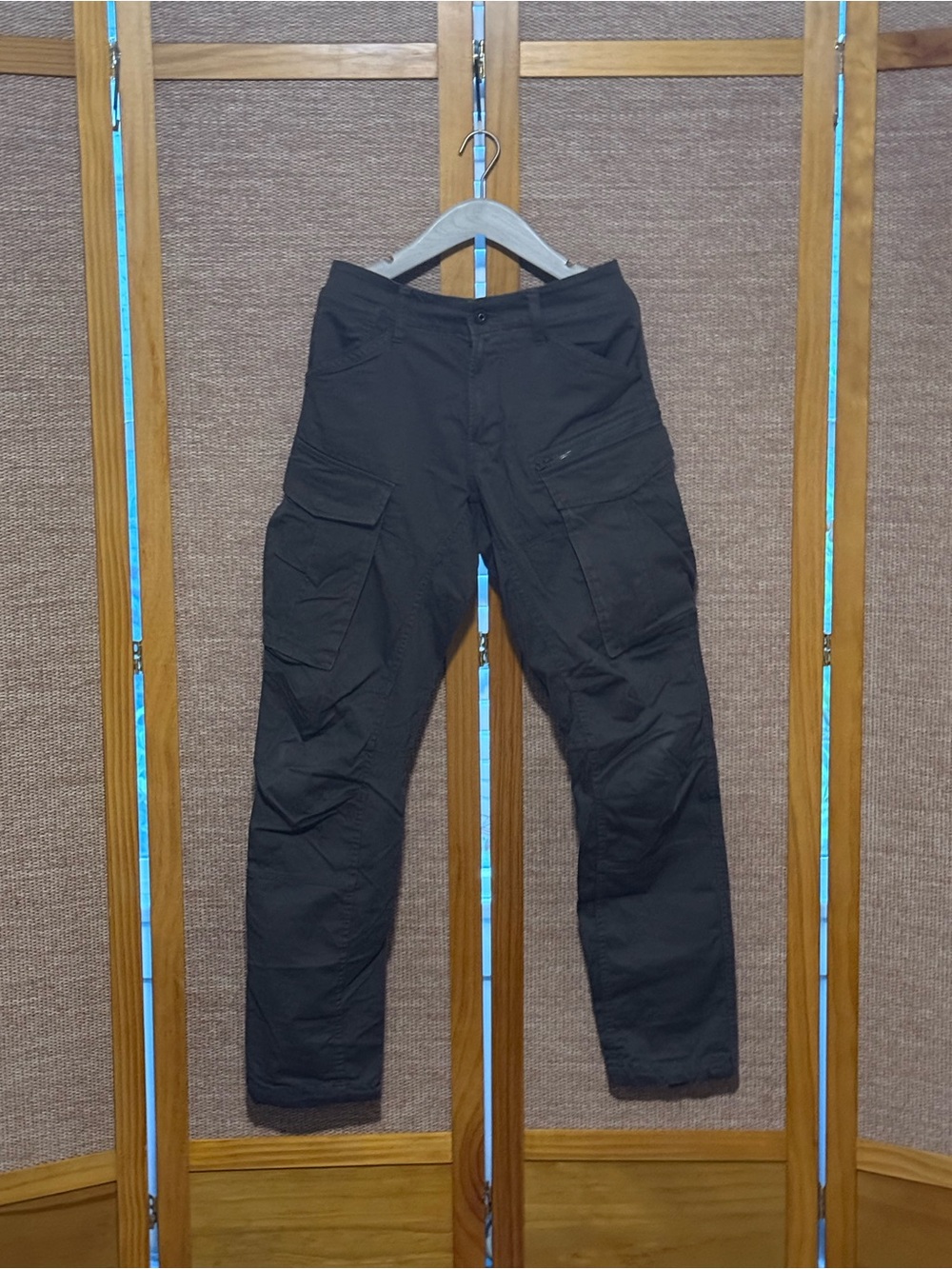 G-Star Grey Cargo Trousers with Multiple Pockets